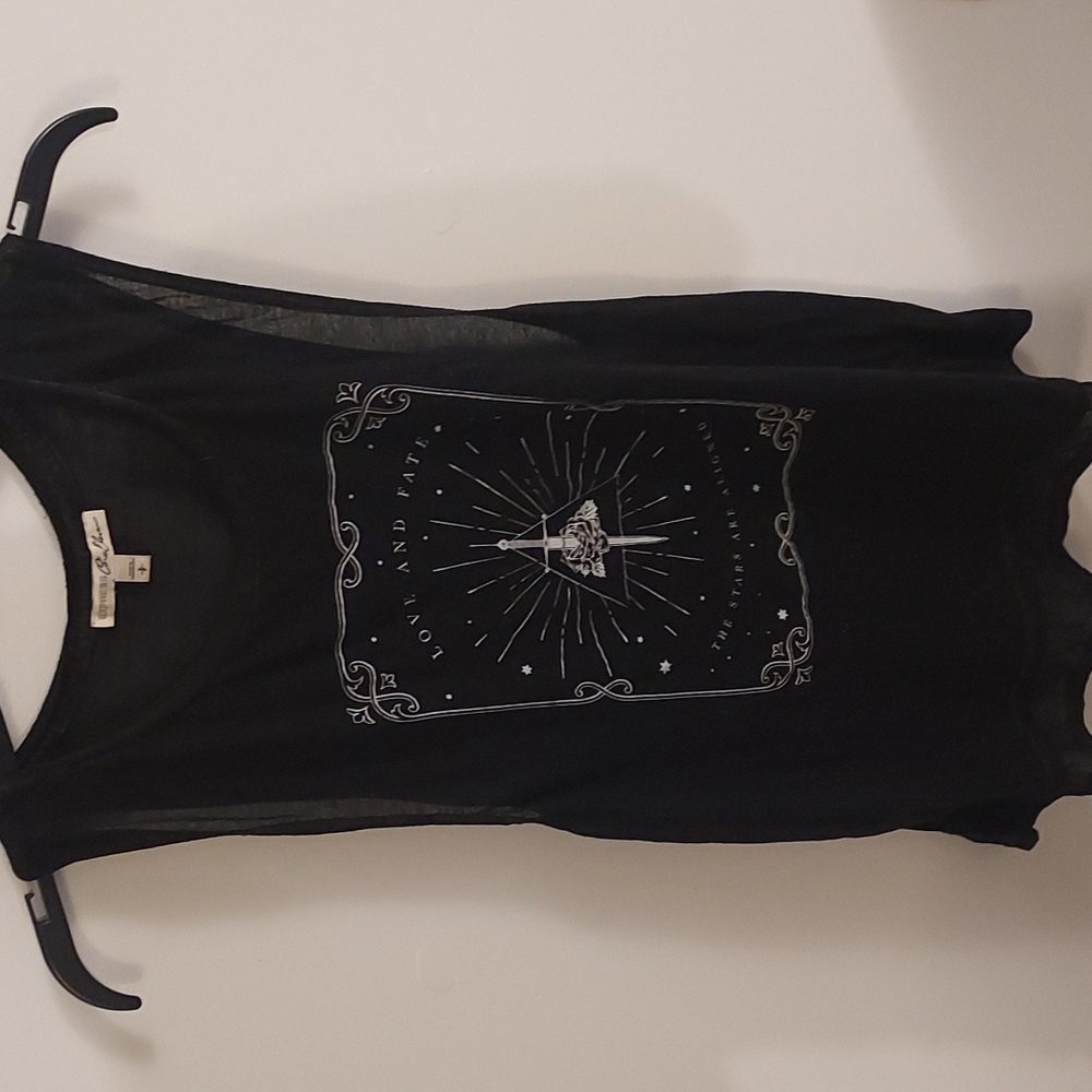 Express black ladies tank small